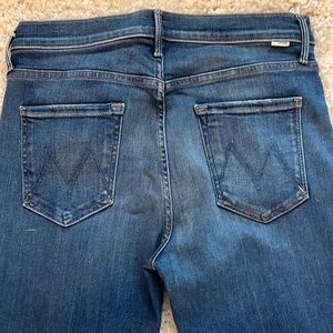 Mother the dazzler ankle gray jeans size 32